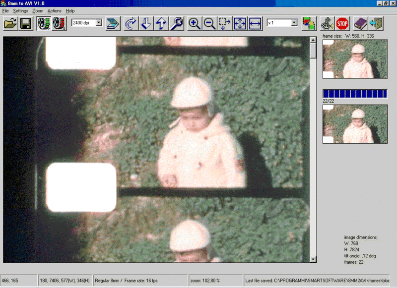 8mm2avi Screenshot